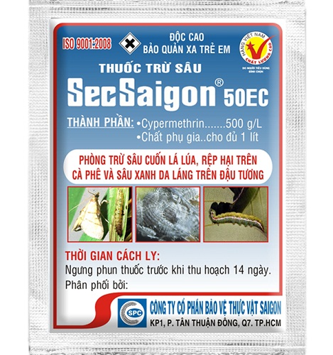 Thuốc trừ sâu phổ rộng Secsaigon - Công Ty Cổ Phần Bảo Vệ Thực Vật Sài Gòn